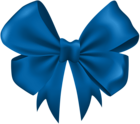 Blue Beautiful Bow PNG Clip Art Image