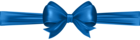 Blue Bow Deco PNG Clip Art Image
