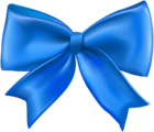 Blue Bow PNG Transparent Clip Art Image