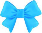 Blue Bow PNG Transparent Clipart