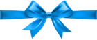 Blue Bow Transparent PNG Clip Art