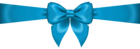Blue Bow Transparent PNG Clip Art Image