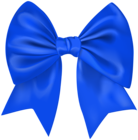 Blue Bow Transparent PNG Image