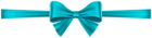 Blue Bow with Ribbon Clipart Image