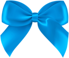 Blue Cute Bow PNG Clipart