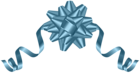 Blue Deco Bow Transparent PNG Clip Art
