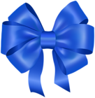 Bow Blue Deco PNG Clipart
