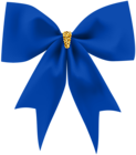 Bow Blue Transparent PNG Clip Art Image