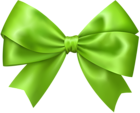 Bow Green Transparent Clip Art Image