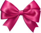 Bow Pink Transparent Clip Art Image