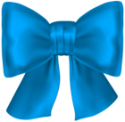 Bow Satin Blue PNG Clipart