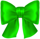 Bow Satin Green PNG Clipart
