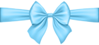 Bow Soft Blue Transparent PNG Clip Art