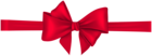 Bow with Ribbon Red Clip Art Image