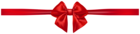 Bow with Ribbon Red Transparent Image
