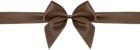 Brown Bow Transparent Clip Art Image