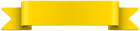 Business Yellow Banner PNG Clipart
