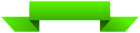 Classic Green Banner PNG Clipart