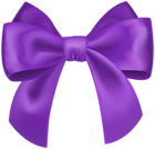 Classic Purple Bow PNG Transparent Clipart