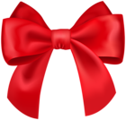 Classic Red Bow PNG Transparent Clipart