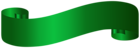 Curled Banner Green PNG Clipart
