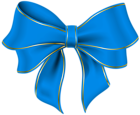 Cute Blue Bow PNG Transparent Clipart