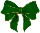 Cute Green Bow PNG Transparent Clipart