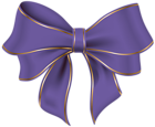 Cute Violet Bow PNG Transparent Clipart