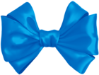 Decorative Bow Blue Clip Art