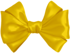 Decorative Bow Yellow Clip Art