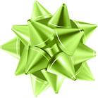 Decorative Gift Bow Green PNG Clip Art Image
