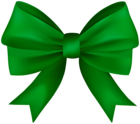 Decorative Green Bow Clip Art