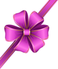 Decorative Pink Bow Corner Transparent PNG Clip Art Image