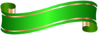 Elegant Banner Green PNG Clip Art