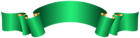 Elegant Green Banner PNG Clip Art Image