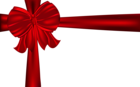 Elegant Red Deco Bow PNG Clip Art Image