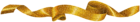 Glittering Gold Ribbon Transparent Clip Art Image