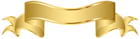 Gold Banner ClipArt PNG Image
