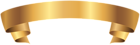 Gold Banner PNG Clip Art Image