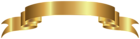 Gold Banner PNG Clipart