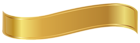 Gold Banner PNG Clipart Image