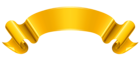 Gold Banner PNG Clipart Picture