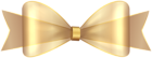 Gold Bow Decor PNG Clipart
