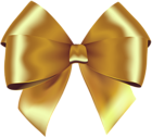Gold Bow PNG Image