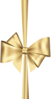 Gold Deco Bow PNG Clip Art