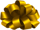 Gold Foil Bow PNG Clipart