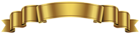 Golden Banner Clip Art PNG Image