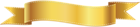 Golden Banner PNG Clip Art Image