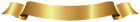 Golden Banner PNG Clipart Image