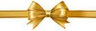 Golden Bow PNG Clip Art Image